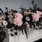 6ft. Pretty Morbid Pink Carnation Halloween Garland